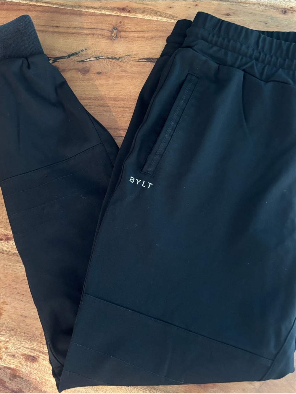 BYLT Basics Black Men's Joggers - Slim Athletic Style